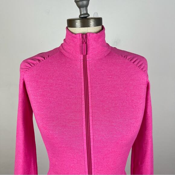 Lilly Pulitzer Luxletic Neon Pink Zipper Front Jacket - Picture 3 of 7
